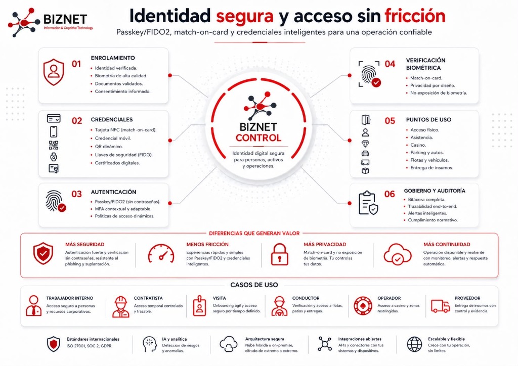 Identidad segura y acceso sin fricción